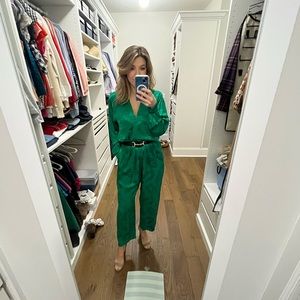 ✅ VINTAGE silk romper JEANNENE BOOHER / MAGGY LONDON